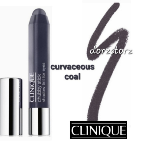 CLINIQUE Chubby Stick Shadow Tint For Eyes *08 CURVACEOUS COAL* / .10 oz / NIB - Picture 1 of 6